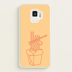 Noodels - Fast Food Patterns  - Fast Food Patterns Phone Case for Galaxy S9