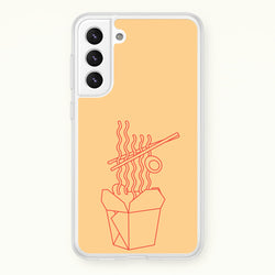 Noodels - Fast Food Patterns  - Fast Food Patterns Phone Case for Galaxy S21FE