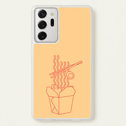 Noodels - Fast Food Patterns  - Fast Food Patterns Phone Case for Galaxy Note 20 Ultra