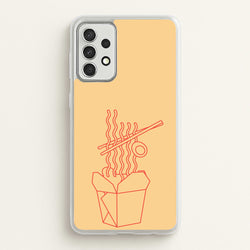 Noodels - Fast Food Patterns  - Fast Food Patterns Phone Case for Galaxy A52 / A52s