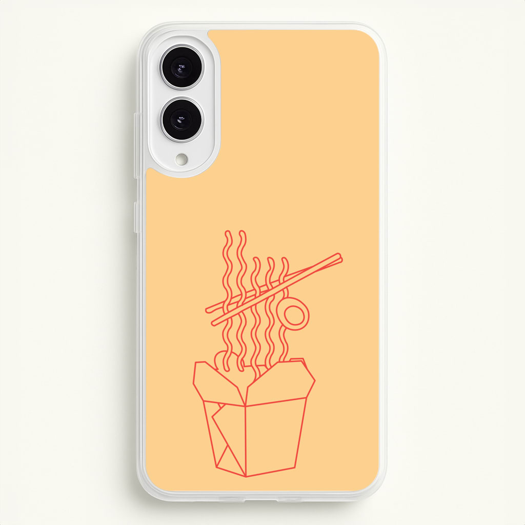 Noodels - Fast Food Patterns  - Fast Food Patterns Phone Case for Galaxy S25 Edge