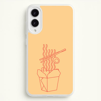 Noodels - Fast Food Patterns  - Fast Food Patterns Phone Case for Galaxy S25 Edge