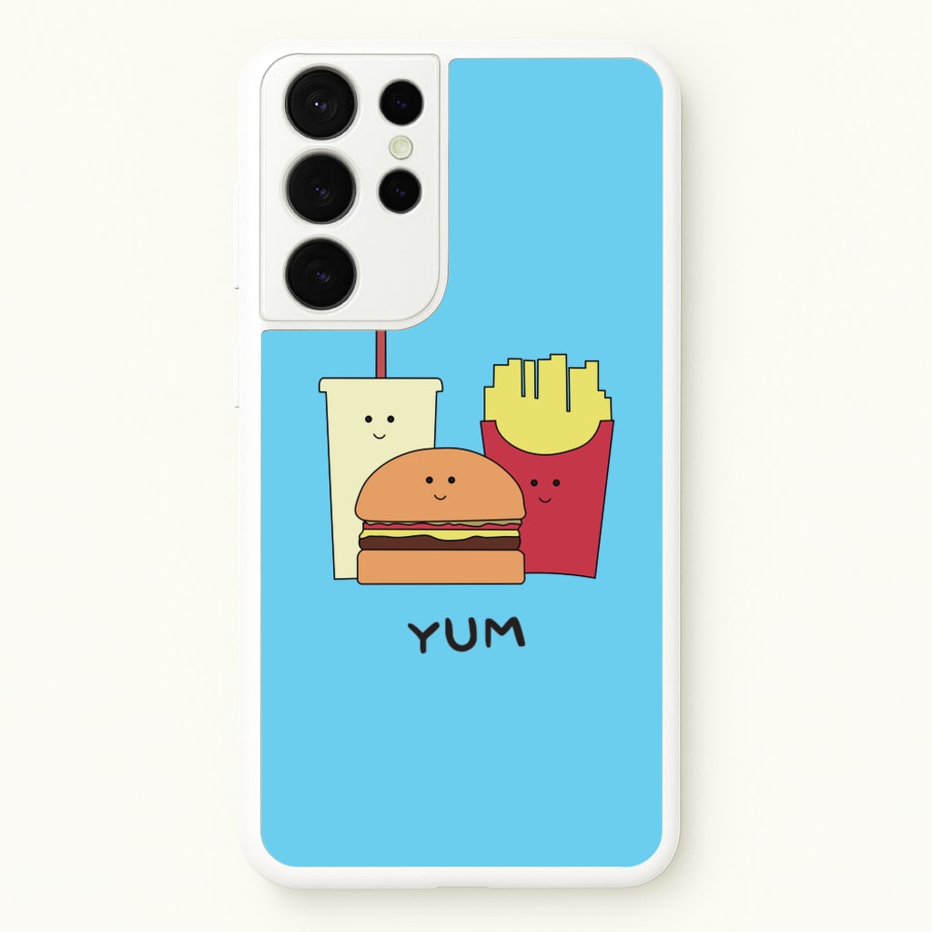 Fast Food Meal - Fast Food Patterns  - Fast Food Patterns Phone Case for Galaxy S21 Ultra