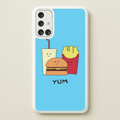 Fast Food Meal - Fast Food Patterns  - Fast Food Patterns Phone Case for Galaxy A71