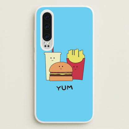 Fast Food Meal - Fast Food Patterns  - Fast Food Patterns Phone Case for Huawei P30