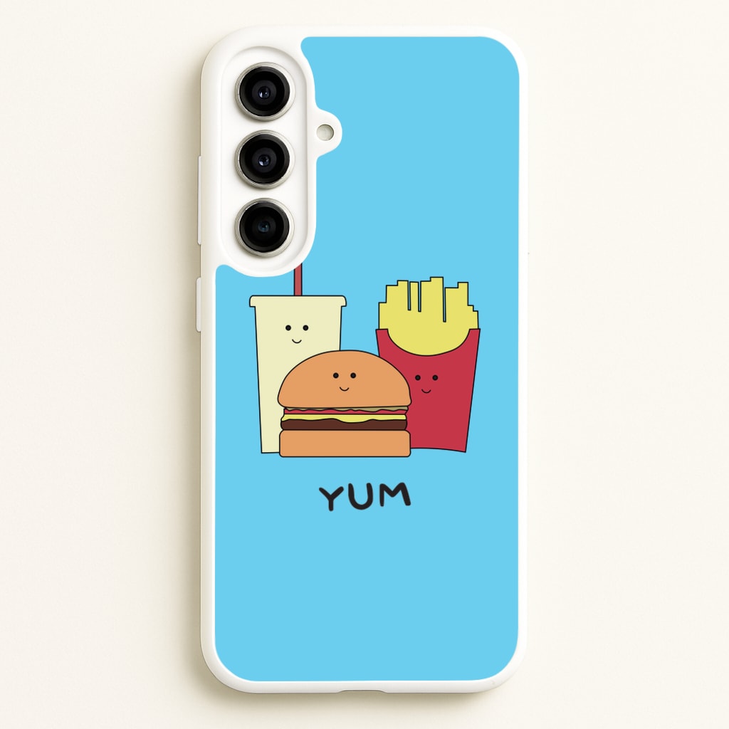 Fast Food Meal - Fast Food Patterns  - Fast Food Patterns Phone Case for Galaxy A56