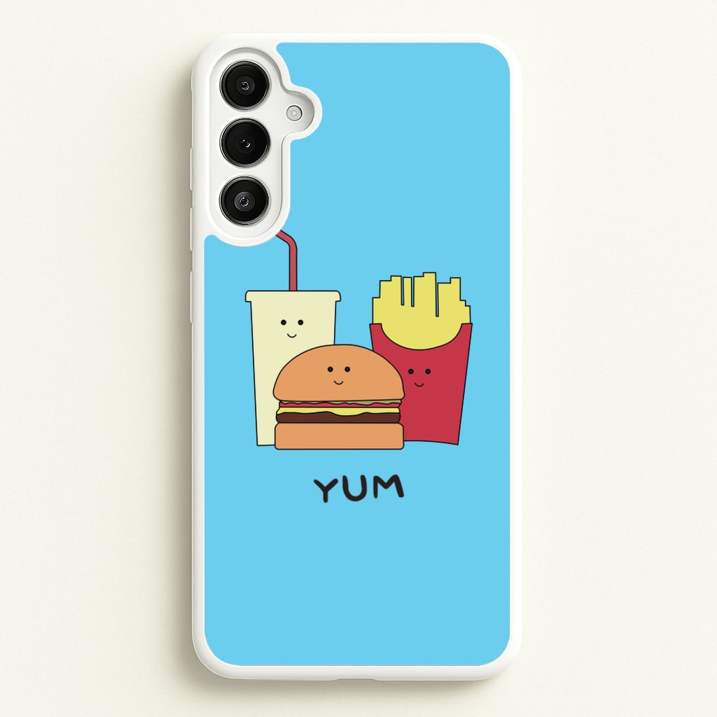 Fast Food Meal - Fast Food Patterns  - Fast Food Patterns Phone Case for Galaxy A36