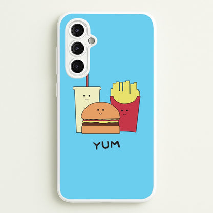 Fast Food Meal - Fast Food Patterns  - Fast Food Patterns Phone Case for Galaxy A14
