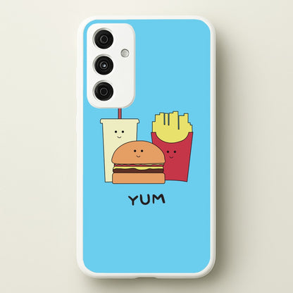 Fast Food Meal - Fast Food Patterns  - Fast Food Patterns Phone Case for Galaxy A15