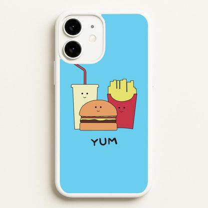 Fast Food Meal - Fast Food Patterns  - Fast Food Patterns Phone Case for iPhone 11