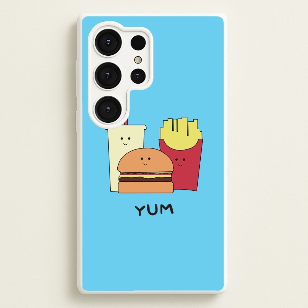 Fast Food Meal - Fast Food Patterns  - Fast Food Patterns Phone Case for Galaxy S25 Ultra