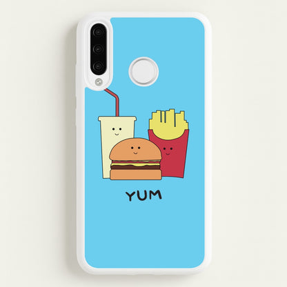 Fast Food Meal - Fast Food Patterns  - Fast Food Patterns Phone Case for Huawei P30 Pro