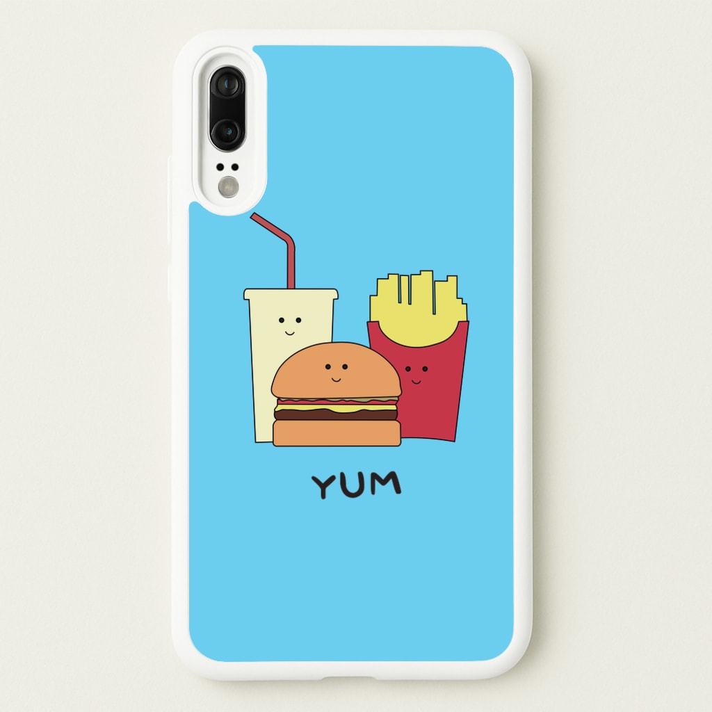 Fast Food Meal - Fast Food Patterns  - Fast Food Patterns Phone Case for Huawei P20