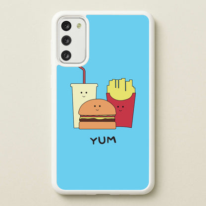 Fast Food Meal - Fast Food Patterns  - Fast Food Patterns Phone Case for Galaxy S20