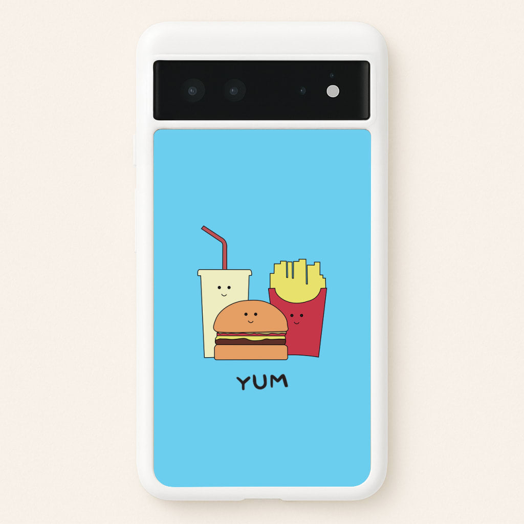 Fast Food Meal - Fast Food Patterns  - Fast Food Patterns Phone Case for Google Pixel 6