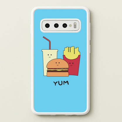 Fast Food Meal - Fast Food Patterns  - Fast Food Patterns Phone Case for Galaxy S10 Plus