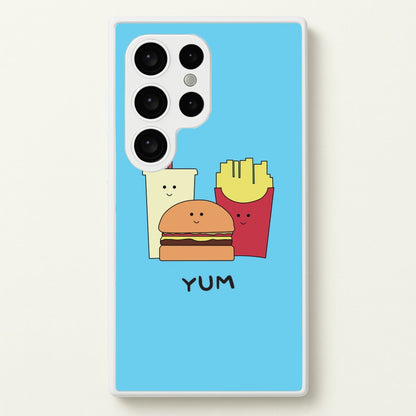 Fast Food Meal - Fast Food Patterns  - Fast Food Patterns Phone Case for Galaxy S24 Ultra