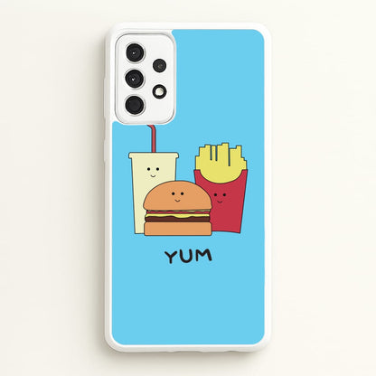 Fast Food Meal - Fast Food Patterns  - Fast Food Patterns Phone Case for Galaxy A52 / A52s