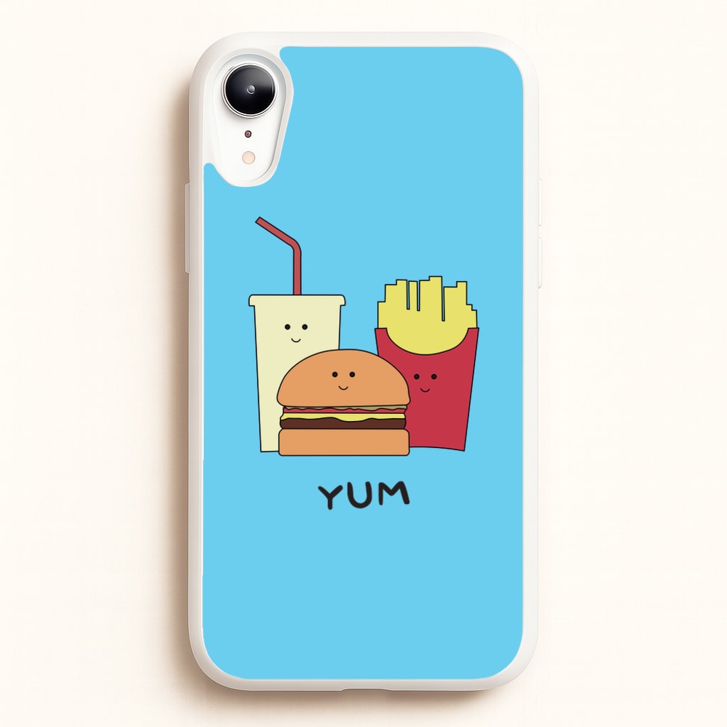 Fast Food Meal - Fast Food Patterns  - Fast Food Patterns Phone Case for iPhone XR