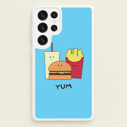 Fast Food Meal - Fast Food Patterns  - Fast Food Patterns Phone Case for Galaxy S23 Ultra