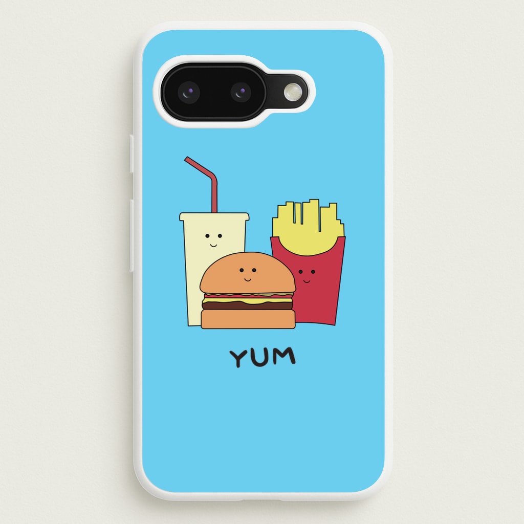 Fast Food Meal - Fast Food Patterns  - Fast Food Patterns Phone Case for Google Pixel 9a