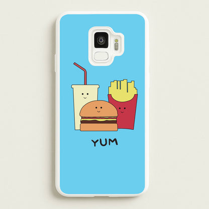 Fast Food Meal - Fast Food Patterns  - Fast Food Patterns Phone Case for Galaxy S9