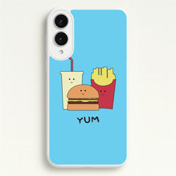 Fast Food Meal - Fast Food Patterns  - Fast Food Patterns Phone Case for Galaxy S25 Edge