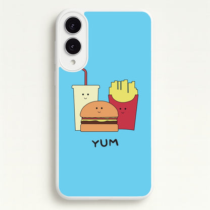 Fast Food Meal - Fast Food Patterns  - Fast Food Patterns Phone Case for Galaxy S25 Edge