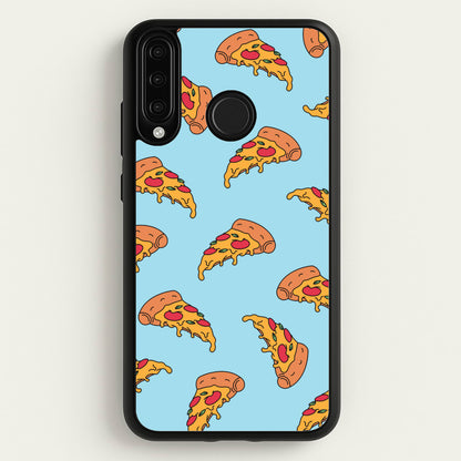 Pizza - Fast Food Patterns  - Fast Food Patterns Phone Case for Huawei P30 Lite