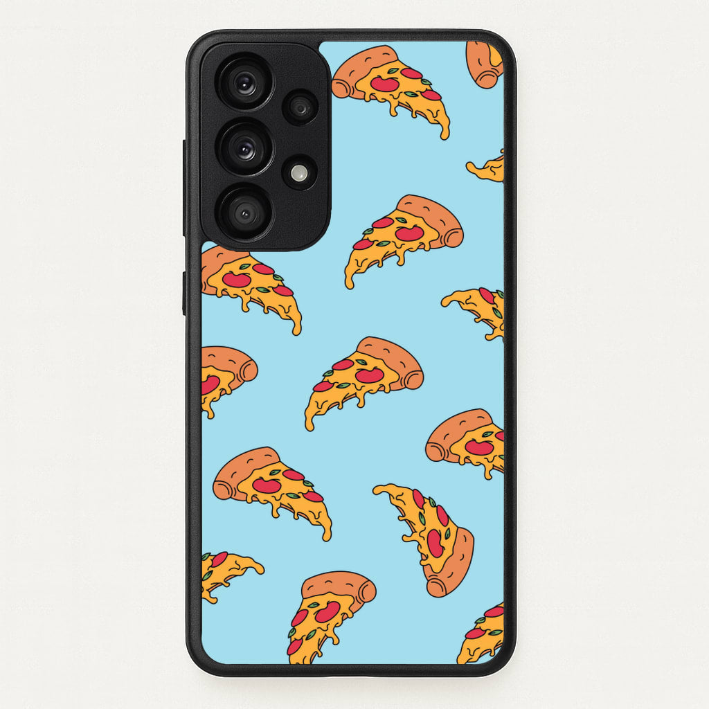 Pizza - Fast Food Patterns  - Fast Food Patterns Phone Case for Galaxy A53