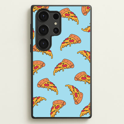 Pizza - Fast Food Patterns  - Fast Food Patterns Phone Case for Galaxy S25 Ultra