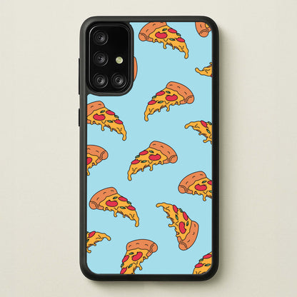 Pizza - Fast Food Patterns  - Fast Food Patterns Phone Case for Galaxy A71