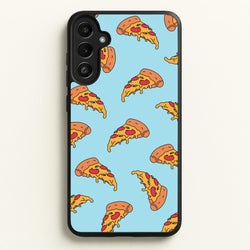Pizza - Fast Food Patterns  - Fast Food Patterns Phone Case for Galaxy A36