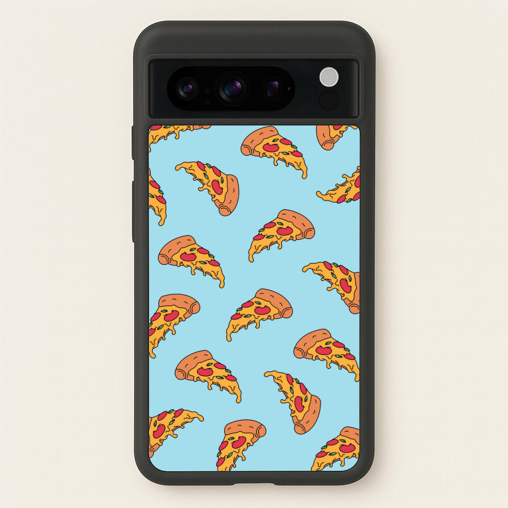 Pizza - Fast Food Patterns  - Fast Food Patterns Phone Case for Google Pixel 8 Pro