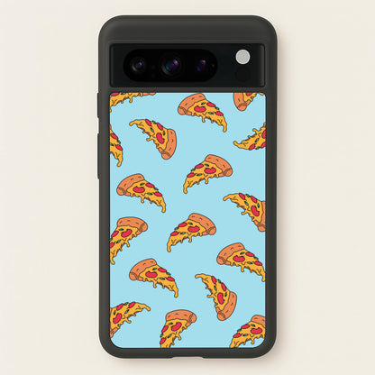 Pizza - Fast Food Patterns  - Fast Food Patterns Phone Case for Google Pixel 8 Pro