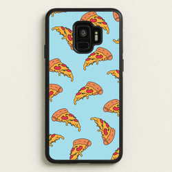 Pizza - Fast Food Patterns  - Fast Food Patterns Phone Case for Galaxy S9