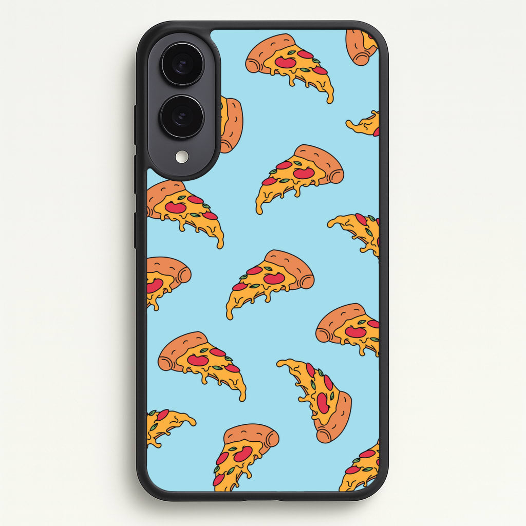 Pizza - Fast Food Patterns  - Fast Food Patterns Phone Case for Galaxy S25 Edge