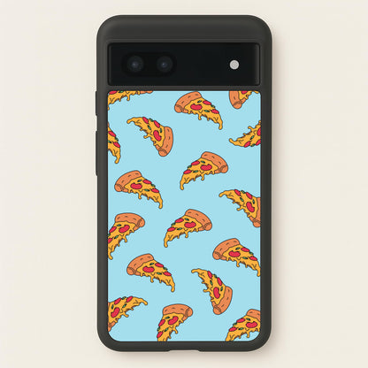 Pizza - Fast Food Patterns  - Fast Food Patterns Phone Case for Google Pixel 7a