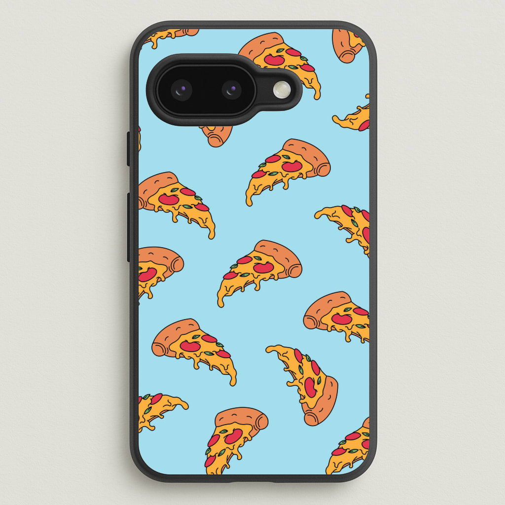 Pizza - Fast Food Patterns  - Fast Food Patterns Phone Case for Google Pixel 9a