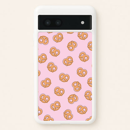 Pretzels - Fast Food Patterns  - Fast Food Patterns Phone Case for Google Pixel 6a