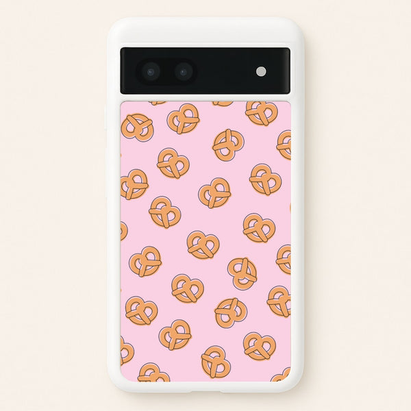 Pretzels - Fast Food Patterns  - Fast Food Patterns Phone Case for Google Pixel 6a