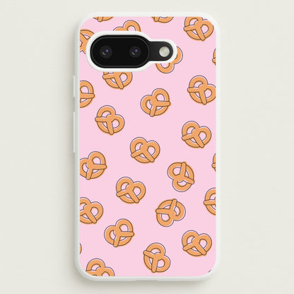 Pretzels - Fast Food Patterns  - Fast Food Patterns Phone Case for Google Pixel 9a