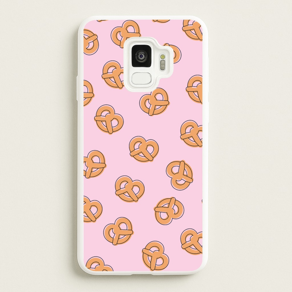 Pretzels - Fast Food Patterns  - Fast Food Patterns Phone Case for Galaxy S9