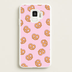 Pretzels - Fast Food Patterns  - Fast Food Patterns Phone Case for Galaxy S9