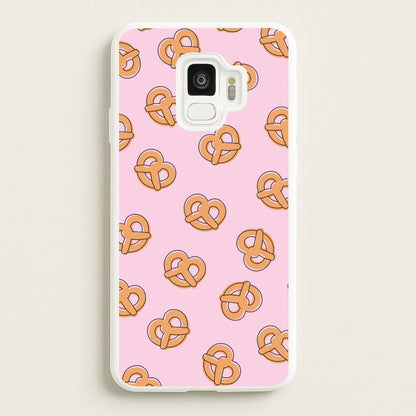 Pretzels - Fast Food Patterns  - Fast Food Patterns Phone Case for Galaxy S9