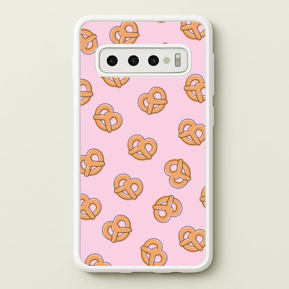 Pretzels - Fast Food Patterns  - Fast Food Patterns Phone Case for Galaxy S10