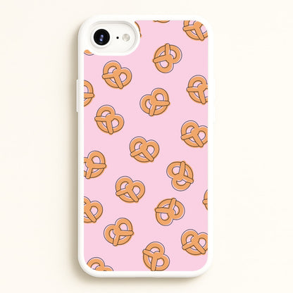 Pretzels - Fast Food Patterns  - Fast Food Patterns Phone Case for iPhone 6 / 7 / 8 / SE