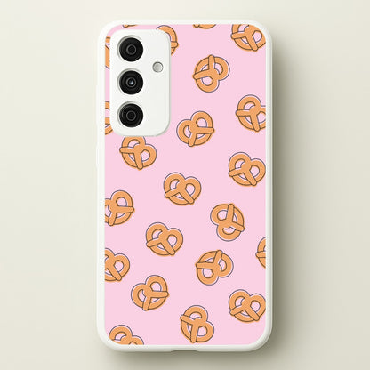 Pretzels - Fast Food Patterns  - Fast Food Patterns Phone Case for Galaxy A35