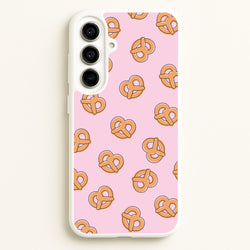 Pretzels - Fast Food Patterns  - Fast Food Patterns Phone Case for Galaxy A56