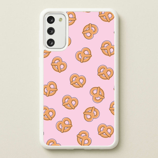 Pretzels - Fast Food Patterns  - Fast Food Patterns Phone Case for Galaxy A41